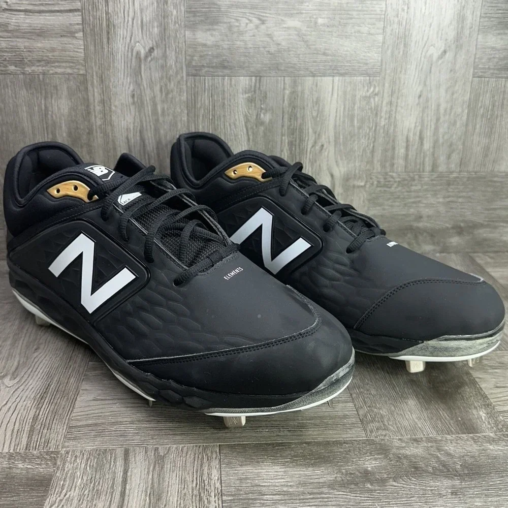 New Balance Baseball Cleats Men 16 Black Fresh Foam 3000v4 L3000SK4 Metal